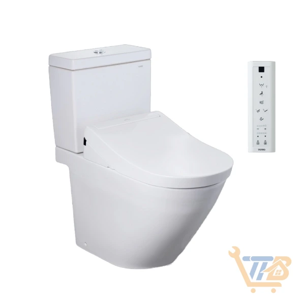 TOTO 超漩式冲水座厕 CW766PEB / SW766HK x WASHLET 电子噴水厕板 TCF34570GAA (隐藏线版本)