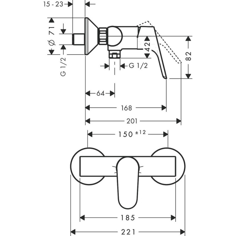 Hansgrohe 31960 000 企缸龍頭