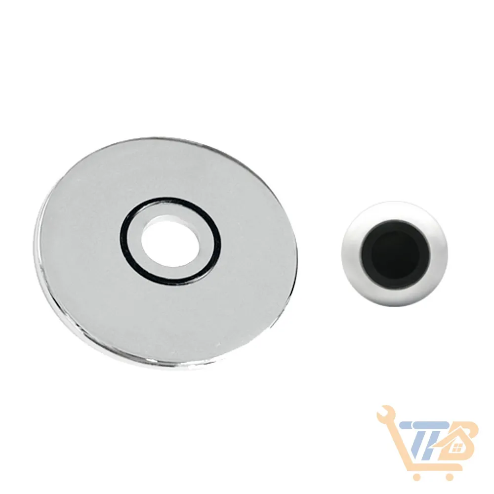 38mm chrome wave on sensor pack C/W DVS backplate & 3m cable